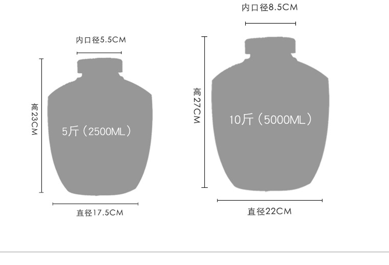 1到10斤1壇老酒陶瓷酒壇廠家批發