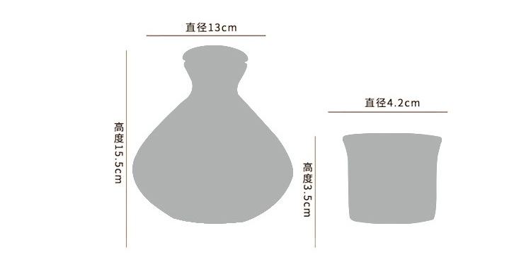 景德鎮一斤裝小酌陶瓷酒壇套裝